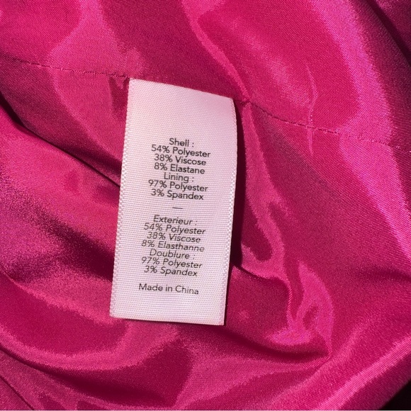 Elizabeth and James Bardot Bodycon Mini Dress in Fuchsia- Size 2 - Picture 9 of 15